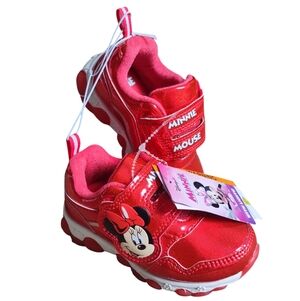 Minnie Mouse Size 7 Light Up Red Shoes